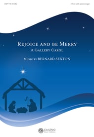 Rejoice and be Merry Two-Part choral sheet music cover Thumbnail